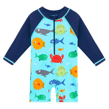 BAOHULU UPF50+ Long Sleeve Cartoon Boys Swimwear One Piece Kids Swimsuit Baby Swimwear Toddler Infant Bathing Suit for Girls Boy 2024 - buy cheap