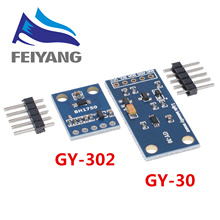 10pcs GY-302 GY-30 BH1750 BH1750FVI The digital optical intensity illumination sensor BH1750FVI of module for arduino 3V-5V 2024 - buy cheap
