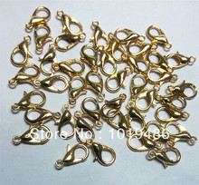 300pcs/lot Zinc Gold plating color  Alloy Jewelry Findings Lobster Clasps Hooks 6*12mm Jewelry Making Clasps 2024 - buy cheap