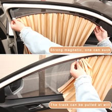 New 1 Pair Car Magnetic Sunshade Full UV Protection Curtain Sun Block Privacy Protector Shades Car Styling 2024 - buy cheap