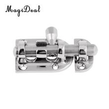 MagiDeal High Quality 1Pc 60 x 30mm Dimension Stainless Steel Marine Hardware Cabinet Door Latch Sliding Lock Barrel Bolt Silver 2024 - buy cheap