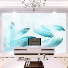 European 3D Marble Feather Wallpaper Photo Mural Living Room Bedroom Home Wall Decor 3d Wall Paper Roll Wallpaper for Walls 3 d 2024 - buy cheap