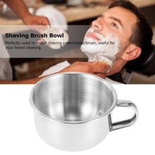 Stainless Steel Shaving Brush Bowl Barber Beard Razor Cup Shave Cream Soap Cup Shaving Mug Male Face Cleaning Tools 2024 - buy cheap