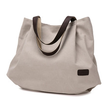 DECRJI Women Canvas Big Shoulder Bags Tote Handbags Casual Female Large Capacity Bolsa Feminina High Quality Travel Shoulder Bag 2024 - buy cheap