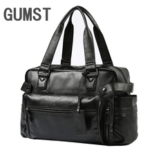 GUMST New Men's Handbag For Men Business Briefcase Satchel Bags Fashion Messenger Bag Laptop Travel Large Shoulder Bags 2024 - buy cheap