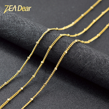 ZEA Dear Jewelry-collar de cadena de eslabones para mujer, joyería romántica de lujo, joyería de cobre para boda, accesorios de joyería 2021 2024 - compra barato