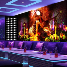 beibehang Custom wallpaper 3d mural hot dance sexy girl bar KTV decorative background wall papers home decor 3d papel de parede 2024 - buy cheap