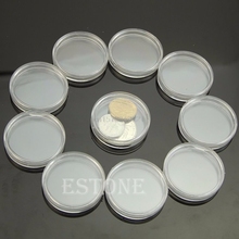 10pcs Coin Storage 38mm Clear Round Cases Coin Storage Capsules Holder Round Plastic 2024 - buy cheap