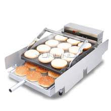 Commercial Burger Making Machine Double Stainless Steel Heating Hamburger Toaster IHBJ-5 2024 - buy cheap