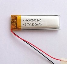 3.7V polymer lithium battery 051240501240 MP3 MP4 recording pen Bluetooth sound 200MAH 2024 - buy cheap