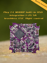 Контроллер полета Play F4 BWhoop, встроенный AIO OSD BEC и встроенный 5A BL_S 1-2S 4 в 1 ESC для радиоуправляемого дрона FPV гоночного квадрокоптера 2024 - купить недорого