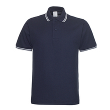 Camisa polo masculina de marca casual e respirável, camisa de manga curta com gola virada para baixo, moda verão 2021 2024 - compre barato