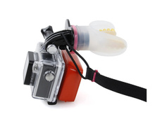 Soporte para mordedura de boca de surf, flotador, protección de cuello con cordón para GoPro Hero 4/3 +/3/2, cámara duradera 2024 - compra barato