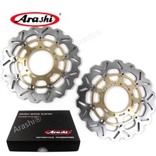 Arashi-rotores de discos de freno delanteros, accesorio para SUZUKI GSX R 750 2008 - 2018 CNC, GSX R 750 GSXR750 2009 2010 2011 2012 2013 2014, 2 unidades 2024 - compra barato