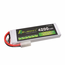 Limskey POWER 7.4V 4200mAh 25C 2S LiPo Battery With T/XT60 Plug for RC Car Airplane Helicopter 7.4 V 4200 mah 2S Lipo Battery 2024 - buy cheap