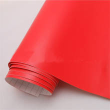 40cm x 152cm  Matt red Vinyl Wrap Self Adhesive Air Release Bubble Free Car Styling Membrane Sticker Decal Film 2024 - buy cheap