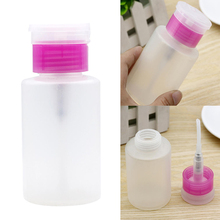 60ML Pump Dispenser Wash Remover Alcohol Liquid Cleaner Empty Plastic Unloading Water Press Bottle Nail DIY Manicure Tools 2024 - buy cheap