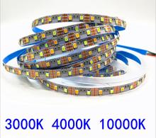 5 мм Светодиодная лента 2835 SMD гибкая лента зеркало 100 светодиодов/м DC3.7V DC5v 3000K 4000K 10000K теплый белый + холодный белый 2024 - купить недорого