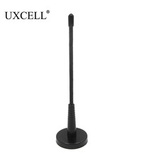 Uxcell-antena decorativa universal para teto de carro, 15cm de comprimento, plástico, autoadesivo, preto 2024 - compre barato