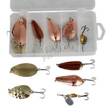 12 pcs Fishing Spinner Spoon Lures Little Cleo Salmon Pike Trout Bass Game  Free Fisher 2024 - buy cheap