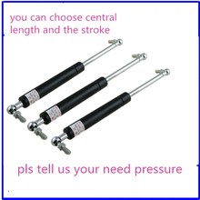 2pcs/lot Pressure 30N to 1000N force 160-800mm central distance,60-240mm stroke, pneumatic Gas Spring, Lift Prop Damper ball end 2024 - buy cheap