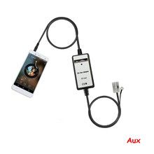 Car CD MP3 Player Phone Ipod Interface Auto 3.5mm Cable Aux Adapter For Audi A3/A4/S4/TT V.W 12P Skoda Seat Altea Quadlock QX090 2024 - buy cheap