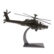 1:72 Alloy American AH-64 Apache Gunships Advanced Attack Helicopter Aircraft Model - Airforce Plane Fighter Model Toy 2024 - buy cheap