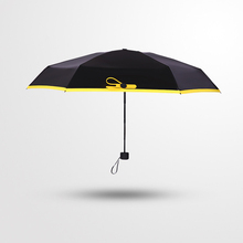 Модный новый Солнцезащитный УФ-защита от дождя двойного назначения зонты складные черные пластиковые сочные растения черный клей зонтик от солнца распродажа 2024 - купить недорого