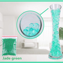 Jade green color 1000pcs/Bag Crystal Mud Soil Water Beads Bio Gel Ball For Flower/Weeding/Deraction 2024 - buy cheap