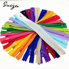 Suoja-cremalleras de bobina de nailon de colores, 6 uds./15 Uds./juego 3 #20cm de longitud, accesorios para manualidades y costura 2024 - compra barato