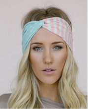 Free Shipping!2015 New 10pcs/lot American Flag Stretch Twist Headband USA Hair Band Head Wrap Turban Accessories 2024 - buy cheap