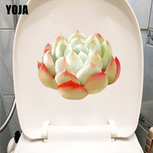 YOJA 22.8*19.2CM Small Fresh Watercolor Succulents Home Room Wall Sticker Toilet WC Decor T1-1161 2024 - buy cheap