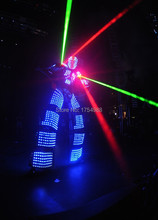 Birthday Event  led  Party Supplies rgb led robot laser show suit LED Costume99 trajes de LED 2024 - buy cheap