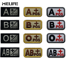 Hunting accessories Military Patches Blood Positive Embroidered Tactical Patch Tactical stripes A+ O+ B+ AB+ Positive bag badges 2024 - buy cheap