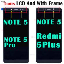 For Xiaomi Redmi 5 Plus LCD Display+Touch Screen FHD 5.99' Note 5 Pro Digitizer Screen Glass Panel Assembly Redmi Note 5 LCD 2024 - buy cheap