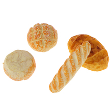 4Pcs 1/12 Dollhouse Miniature Simulation Bread Dollhouse Miniature Food Breakfast Snack Dessert Kitchen Toys 2024 - buy cheap