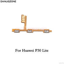 30PCS/Lot For Huawei P30 Lite / P30 Pro Power Button Switch & Volume Button On / Off Flex Cable 2024 - buy cheap