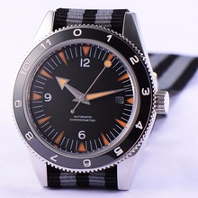 Corgeut 41mm seagull movement black sterile dial luminous sapphire glass luxury top brand Mechanical Automatic mens Wrist watch 2024 - buy cheap