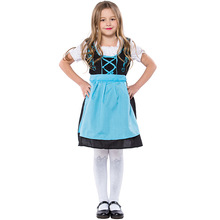 Germany Bavarian Oktoberfest Beer Girl Costume Outfit Baby Girl German Beer Maid Costume Wench Waitress Serving Fancy Dress Up 2024 - buy cheap
