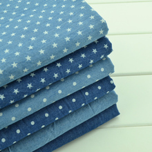 Хлопчатобумажная джинсовая ткань с принтом, хлопковая ткань для шитья, модный материал для изготовления одежды 2024 - купить недорого