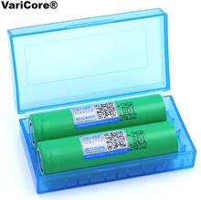 2 шт. VariCore Новый 18650 2500 мА/ч, Перезаряжаемые батарея 3,6 V INR18650 25R 20A разряда батареи + ящик для хранения 2024 - купить недорого