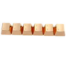 Teclas de metal 1 ~ 6 teclas conjunto de teclas cor dourada/prateada oem perfil ceremx, chave para interruptores mecânicos para jogos 2024 - compre barato