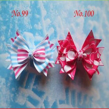30 BLESSING Good Girl Boutique 3.5" Snowflake Hair Bow Clip 192 No. 2024 - buy cheap