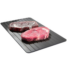 Fast Defrost Tray Thaw Frozen Food Meat Fish In Minutes Kitchen Defrosting Tray No Electricity Chemicals Microwave Mat 2024 - buy cheap