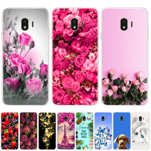 Fundas de TPU de silicona blanda pintadas con flores para Samsung Galaxy A3, A5, 2017, A8, A6, J3, J5, J7, 2016, J4, J6, 2018 2024 - compra barato