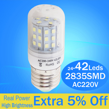 Светодиодные лампы E14 E27 B22, светодиодсветодиодный лампа-кукуруза CE ROSH, энергосберегающая лампа, хрустальная лампа 6 Вт 8 Вт 2024 - купить недорого