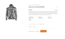 2018 sitex Equinox Hoody huting jacket Elevated II new sitka 2024 - buy cheap