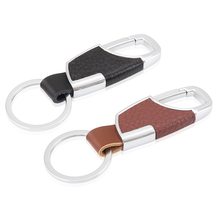 Metal Leather Keychain Keyring Key Chain Car Key Ring For Mercedes BMW Audi VW Nissan Ford Honda Mazda Toyota Pendant 2024 - buy cheap