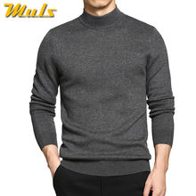 Suéter masculino de gola alta qualidade e 8 cores muls, pulôver de malha grossa para homens, gola de tartaruga, inverno, tamanhos grandes ms2999 2024 - compre barato