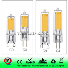 G4 G9 LED Light Bulbs Dimmable 7W 9W COB Glass LED Lamps Replace 40W 60W Halogen Bulb for Pendant Lighting Fixture Chandeliers 2024 - buy cheap